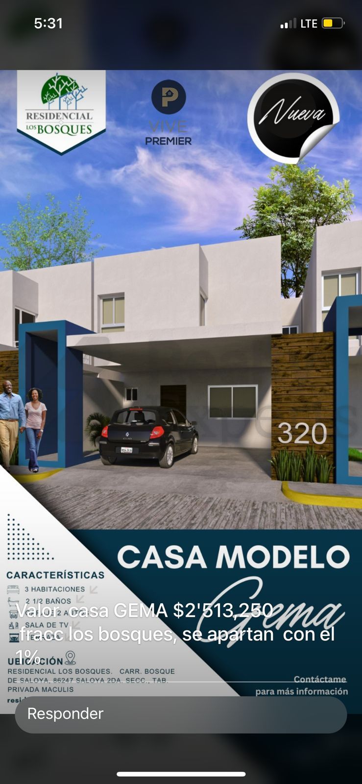 Casa en Venta en Saloya 2da. Sección
