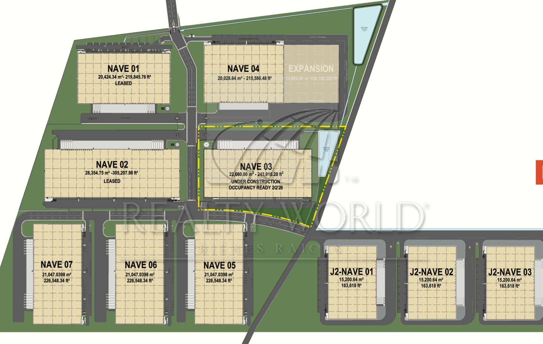 Nave Industrial en Renta en Las Joyas Parques Industriales