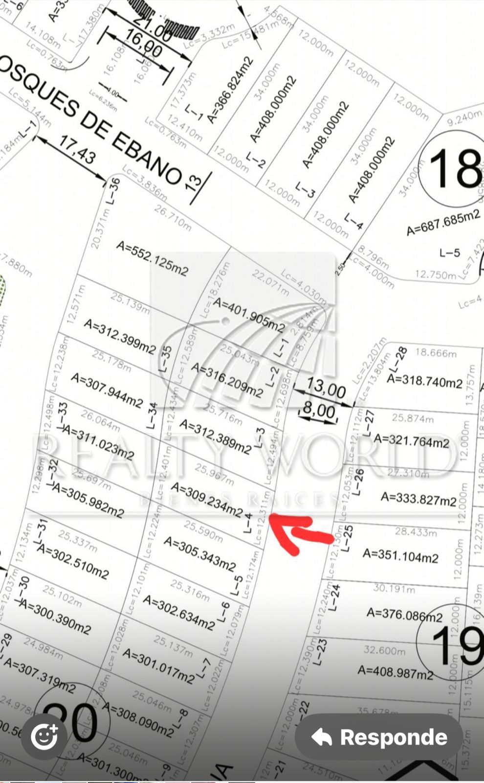 Terreno en Venta en Yerbaniz