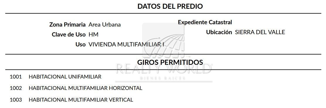 Terreno en Venta en Valle de Chipinque