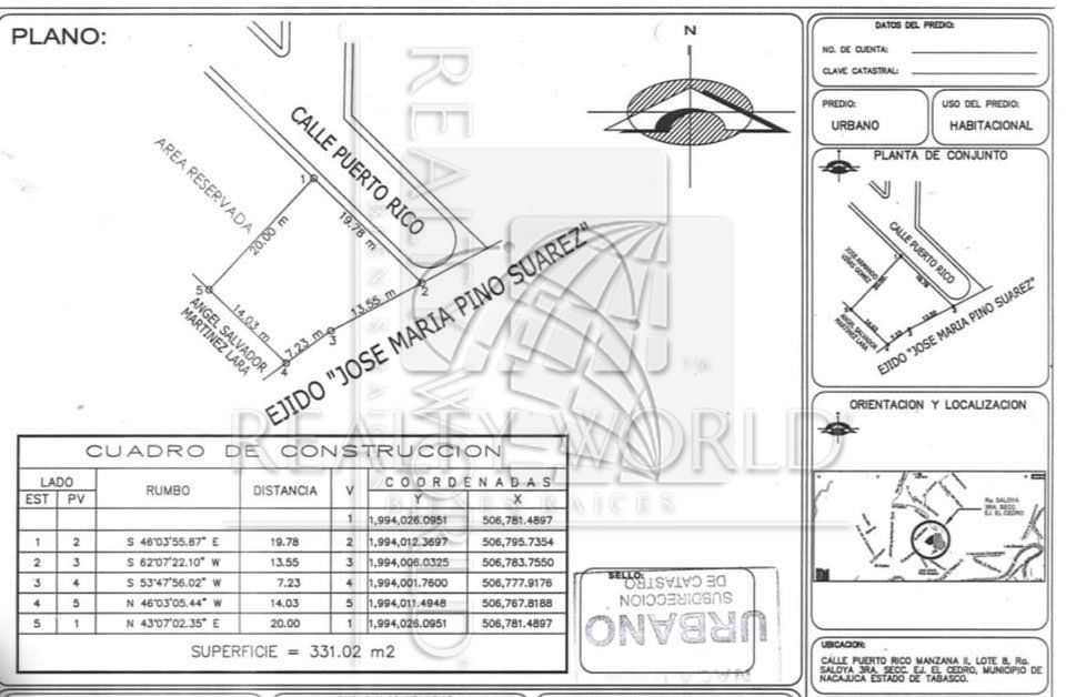 Terreno en Venta en El Cedro