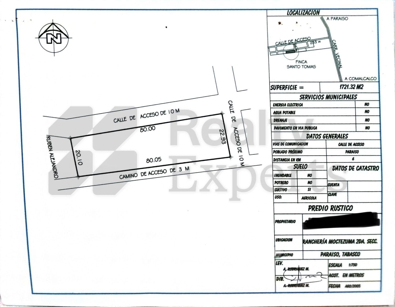 Terreno en Venta en Moctezuma 2da. Sección