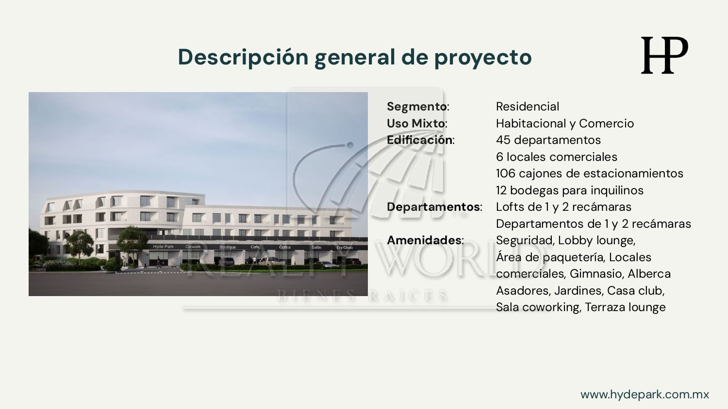 Departamento en Renta en HYDE PARK