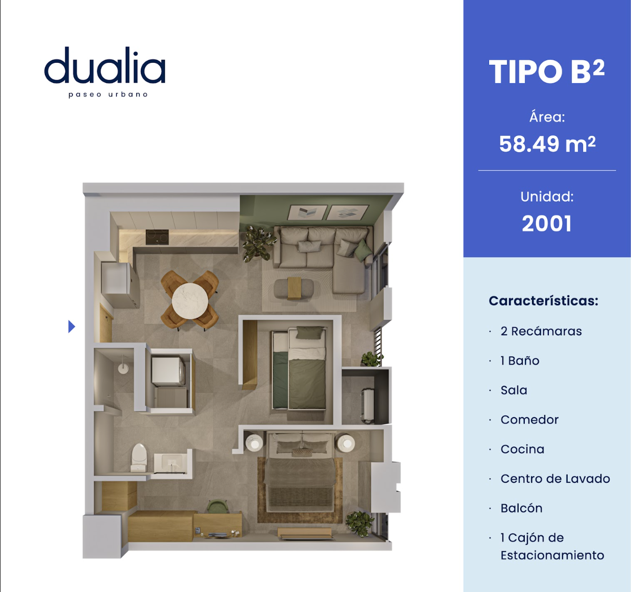 Departamento en Venta en Obrera