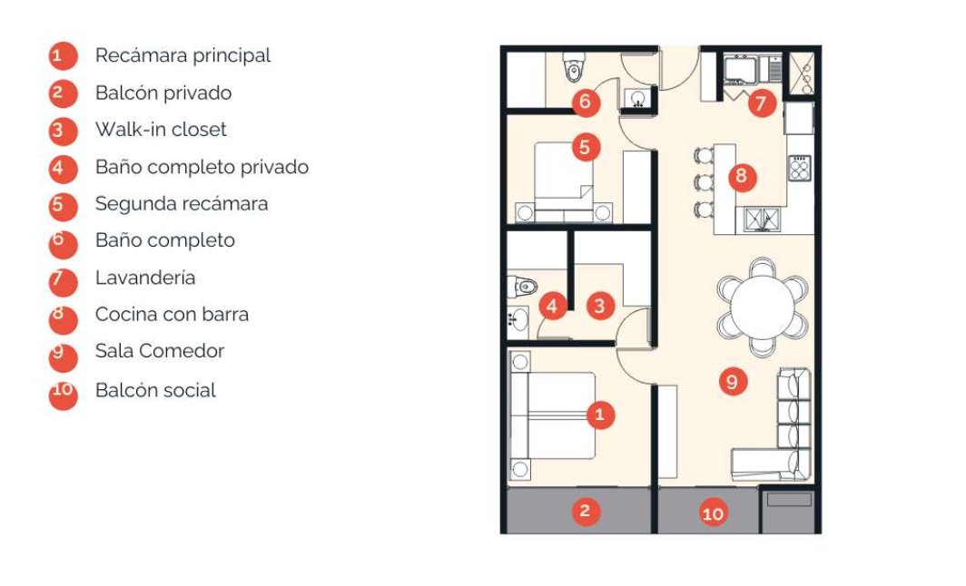 Departamento en Venta en Cumbres del Valle