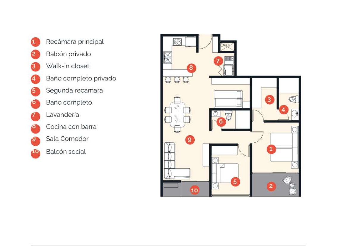 Departamento en Venta en Cumbres del Valle