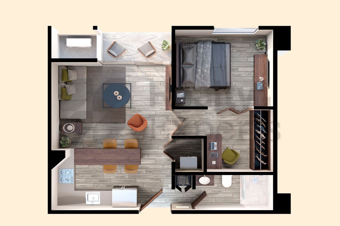 Departamento en Venta en VIA ZOCALO