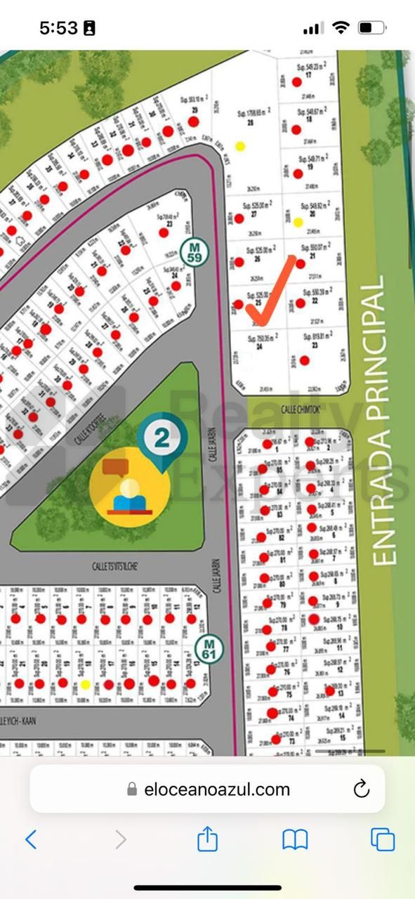 Terreno en Venta en Tulum