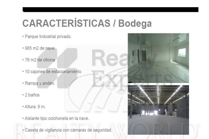 Bodega en Renta en Regio Parque Industrial