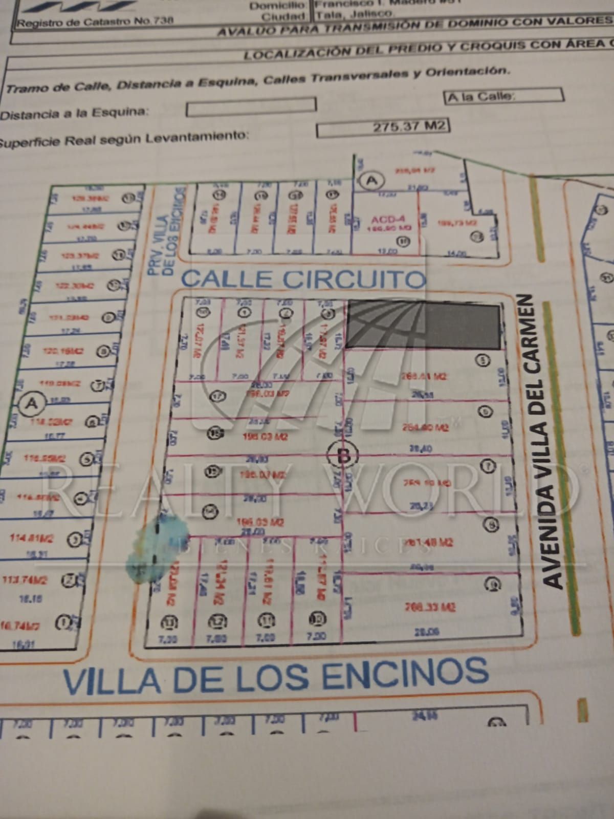 Terreno en Venta en Jardines de Tala