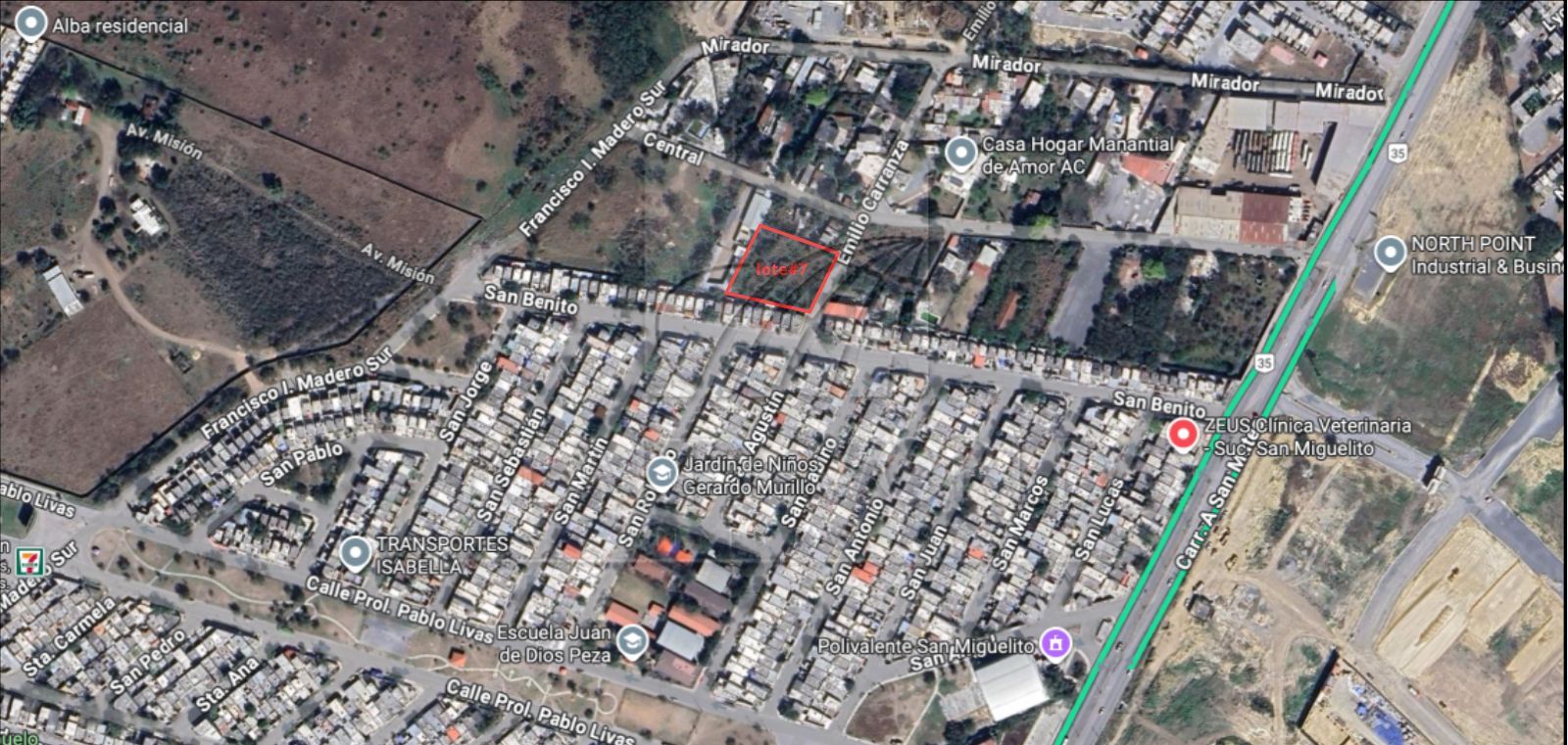 Terreno en Venta en El Mirador
