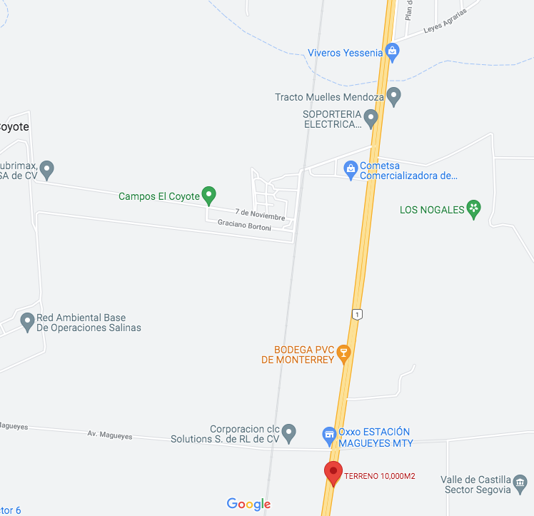 Terreno en Renta en Interpuerto Monterrey