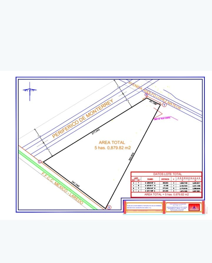 Terreno en Venta en Industrial Santa Catarina
