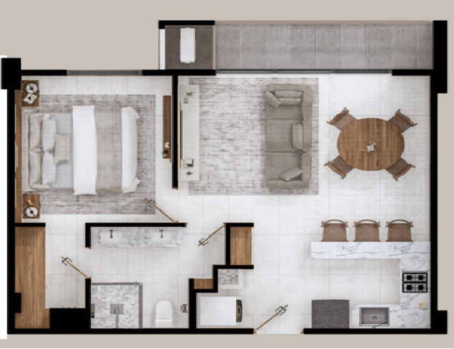 Departamento en Venta en Centro
