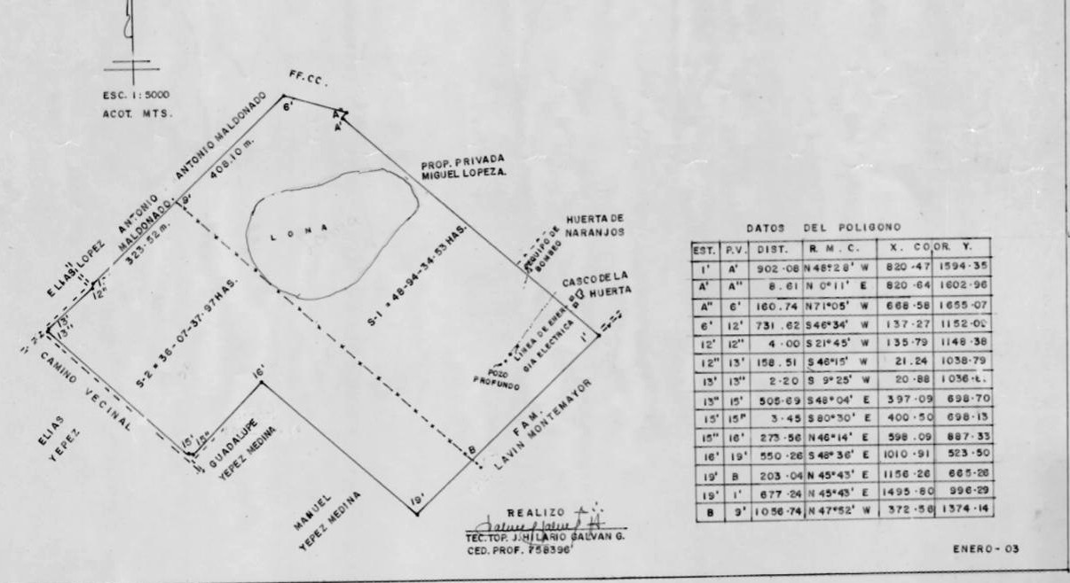 Terreno en Venta en Loma Alta