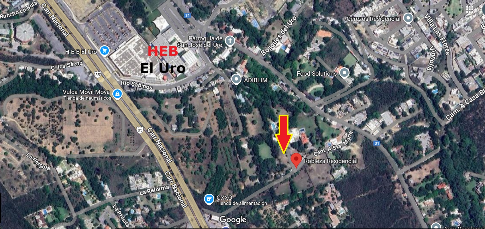 Terreno en Venta en Los Cristales