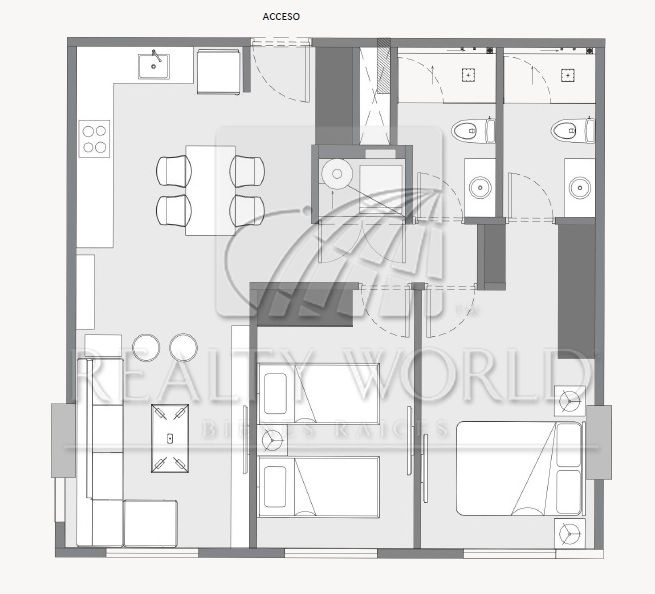 Departamento en Venta en Torre UNA