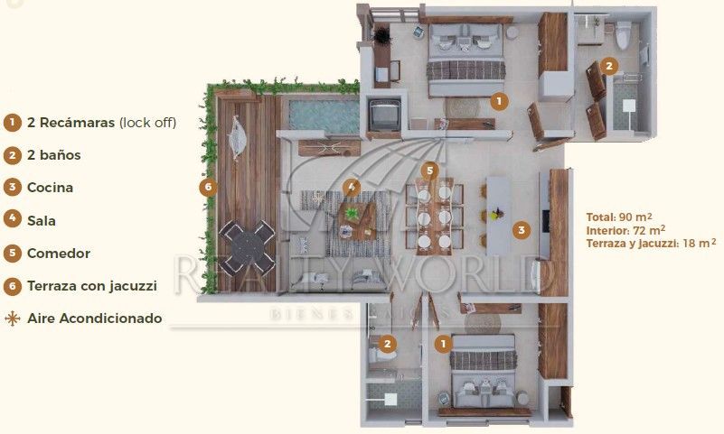 Departamento en Venta en HOLBOX