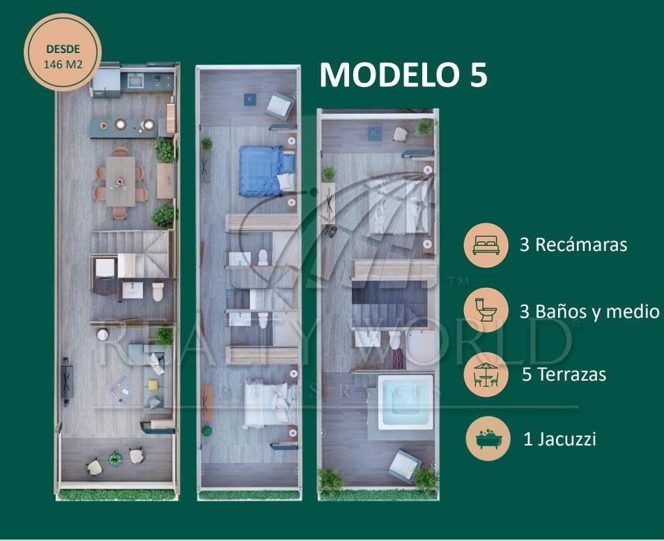 Departamento en Venta en Xcunyá