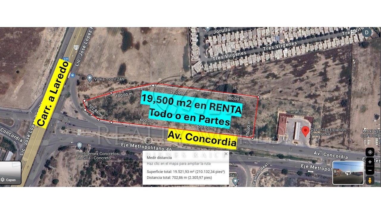 Terreno en Renta en Sin Colonia