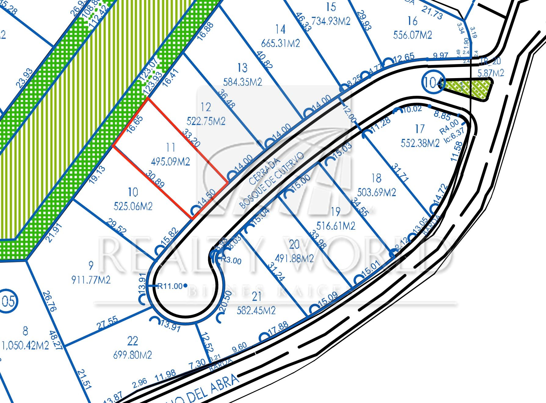 Terreno en Venta en Bosque Residencial