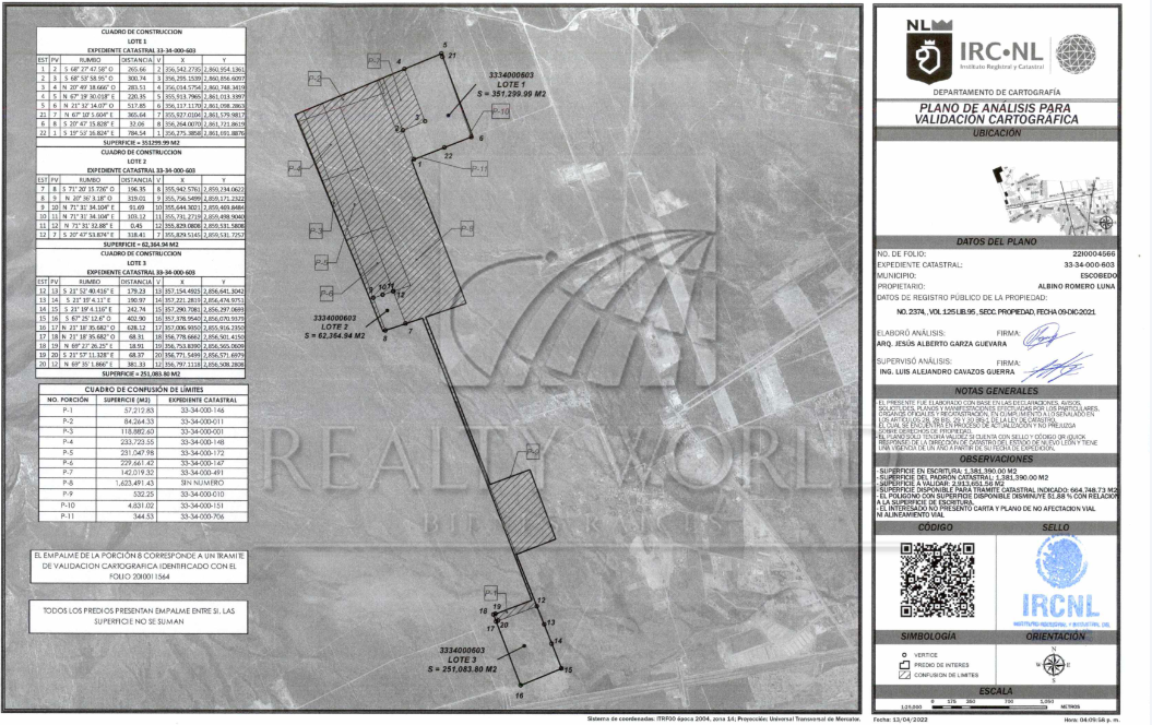 Terreno en Venta en San Miguel de los Garza (La Luz)