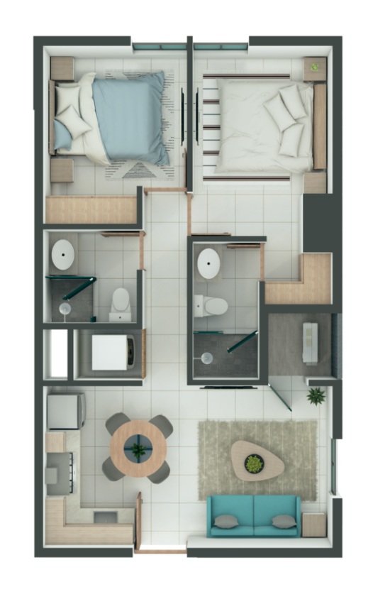 Departamento en Renta en Monteleva Central