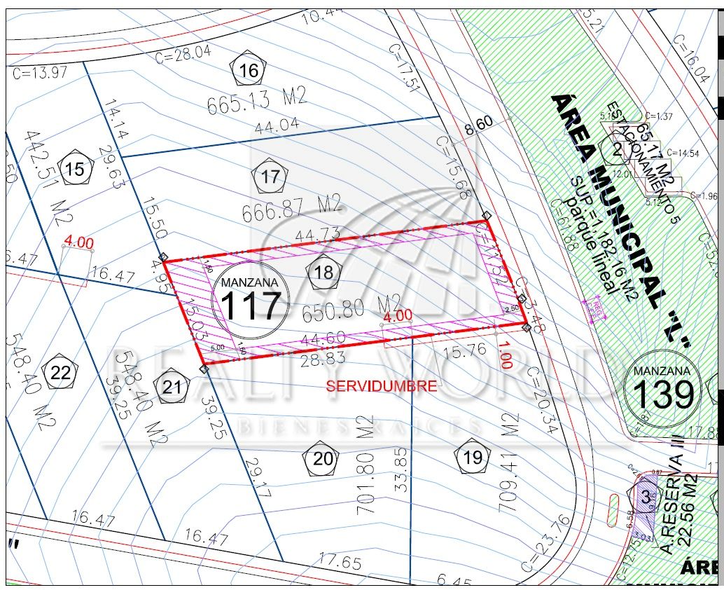 Terreno en Venta en Residencial Cordillera