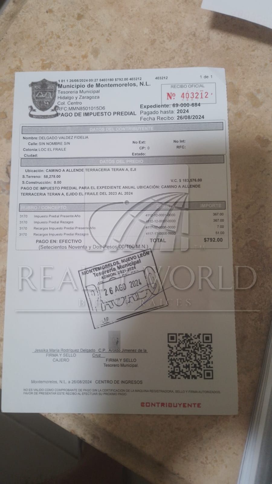 Terreno en Venta en El Fraile