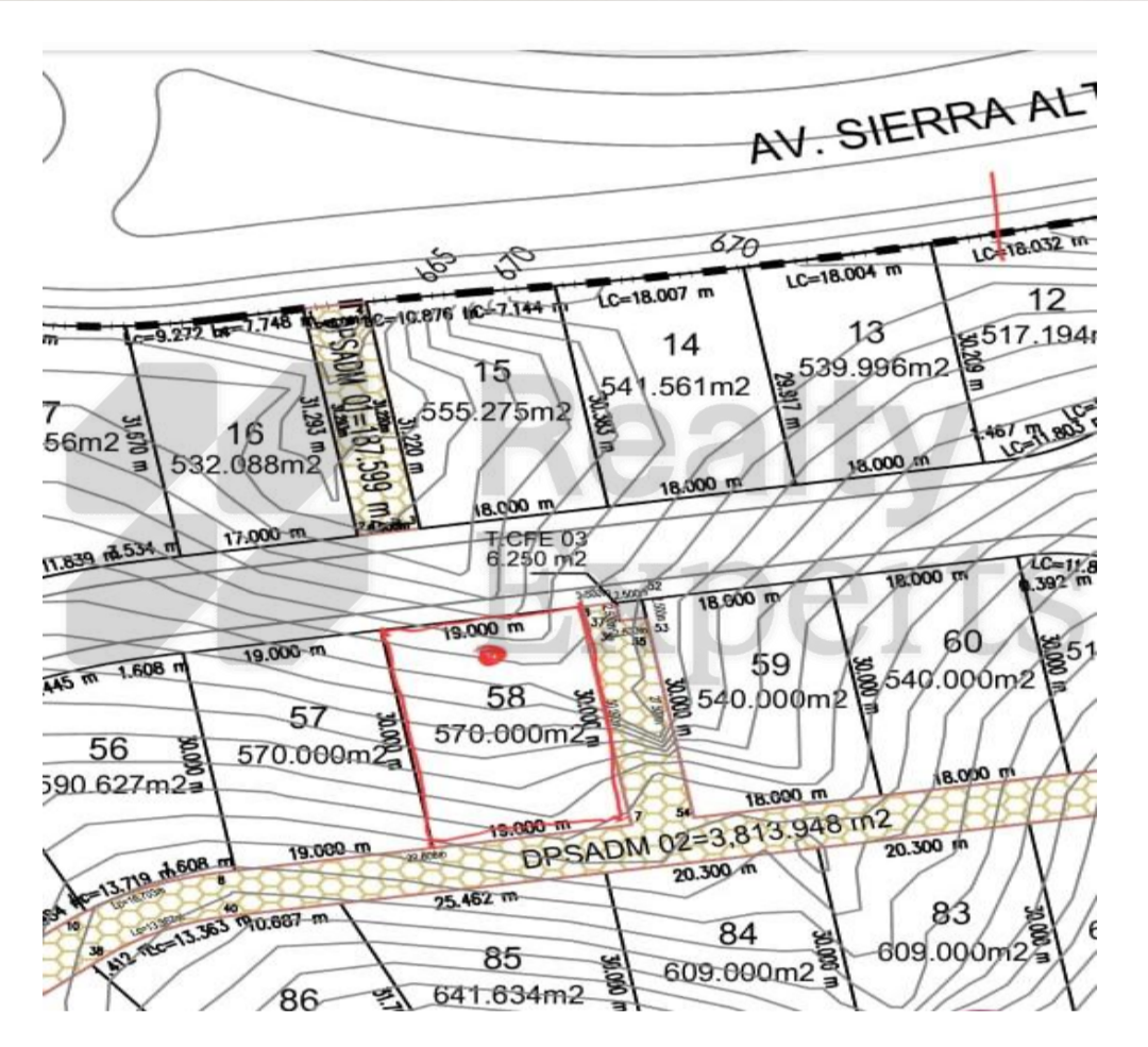 Terreno en Venta en Sierra Alta 10 Sector