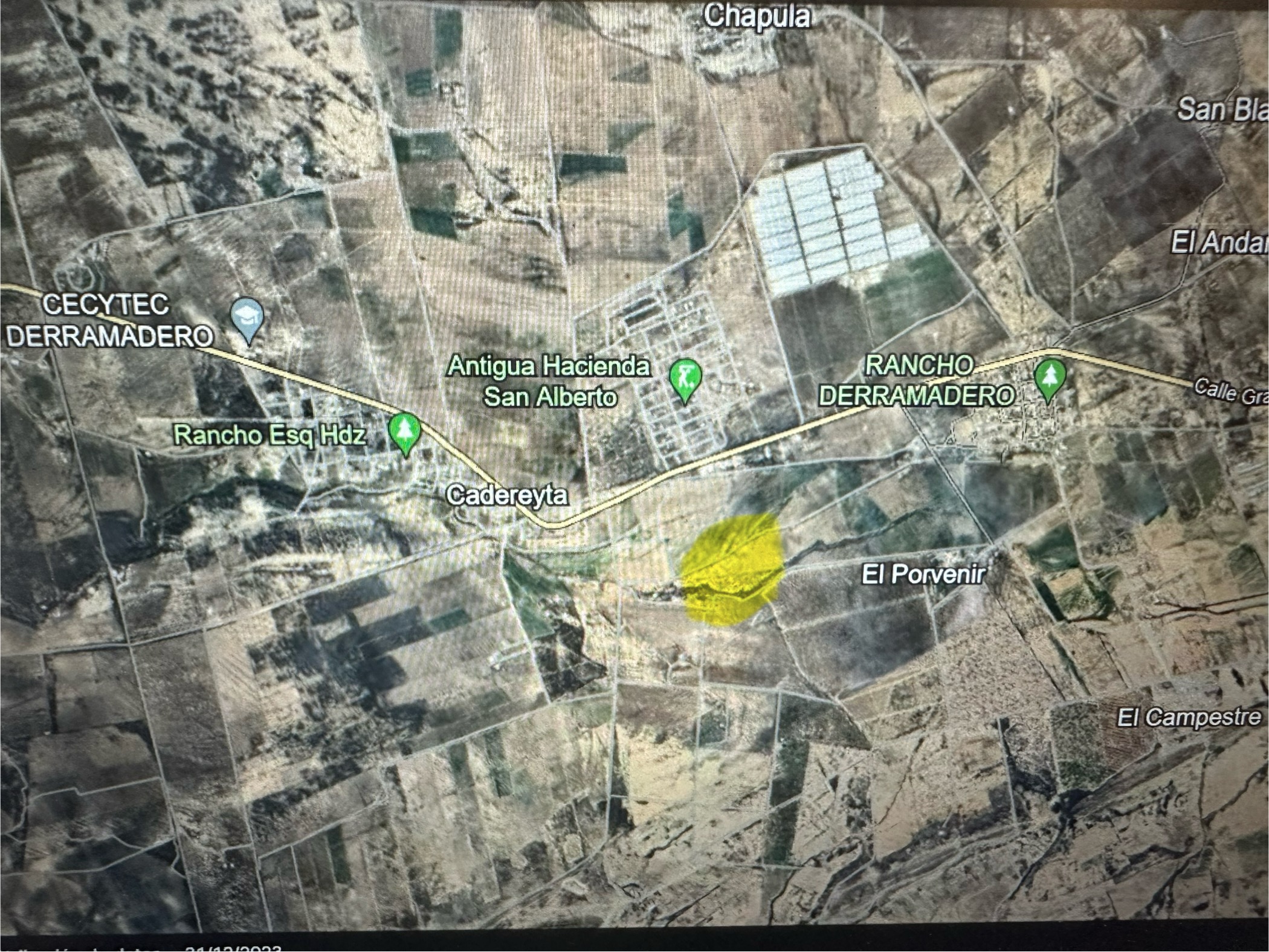 Terreno en Venta en Gral. Cepeda