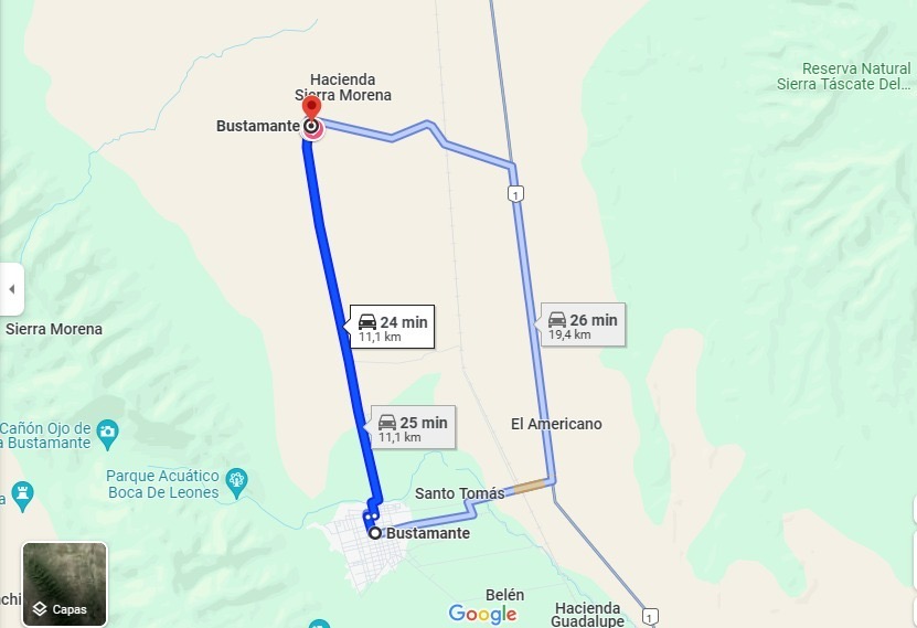 Terreno en Venta en Bustamante