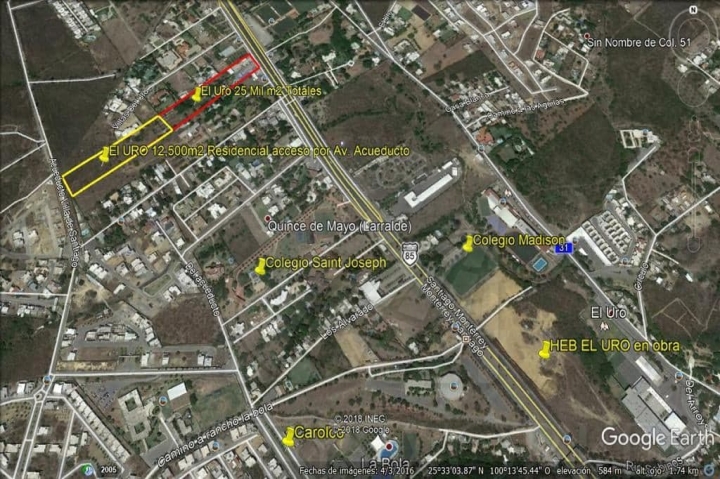 Terreno en Venta en El Uro