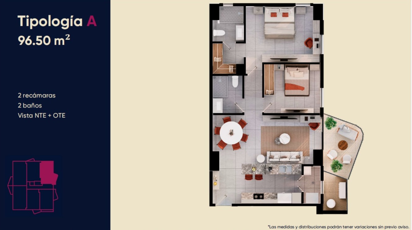 Departamento en Venta en Santa María