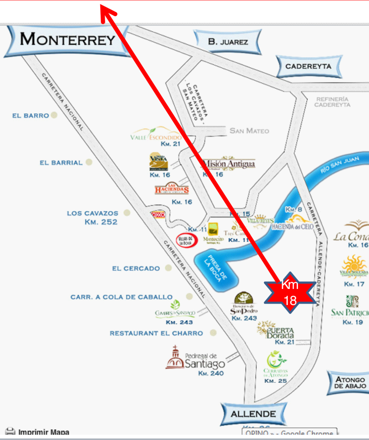 Terreno en Venta en Cadereyta Jiménez