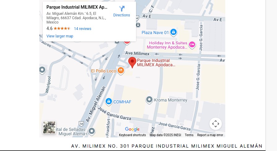 Nave Industrial en Renta en Parque Industrial Milimex Miguel Aleman