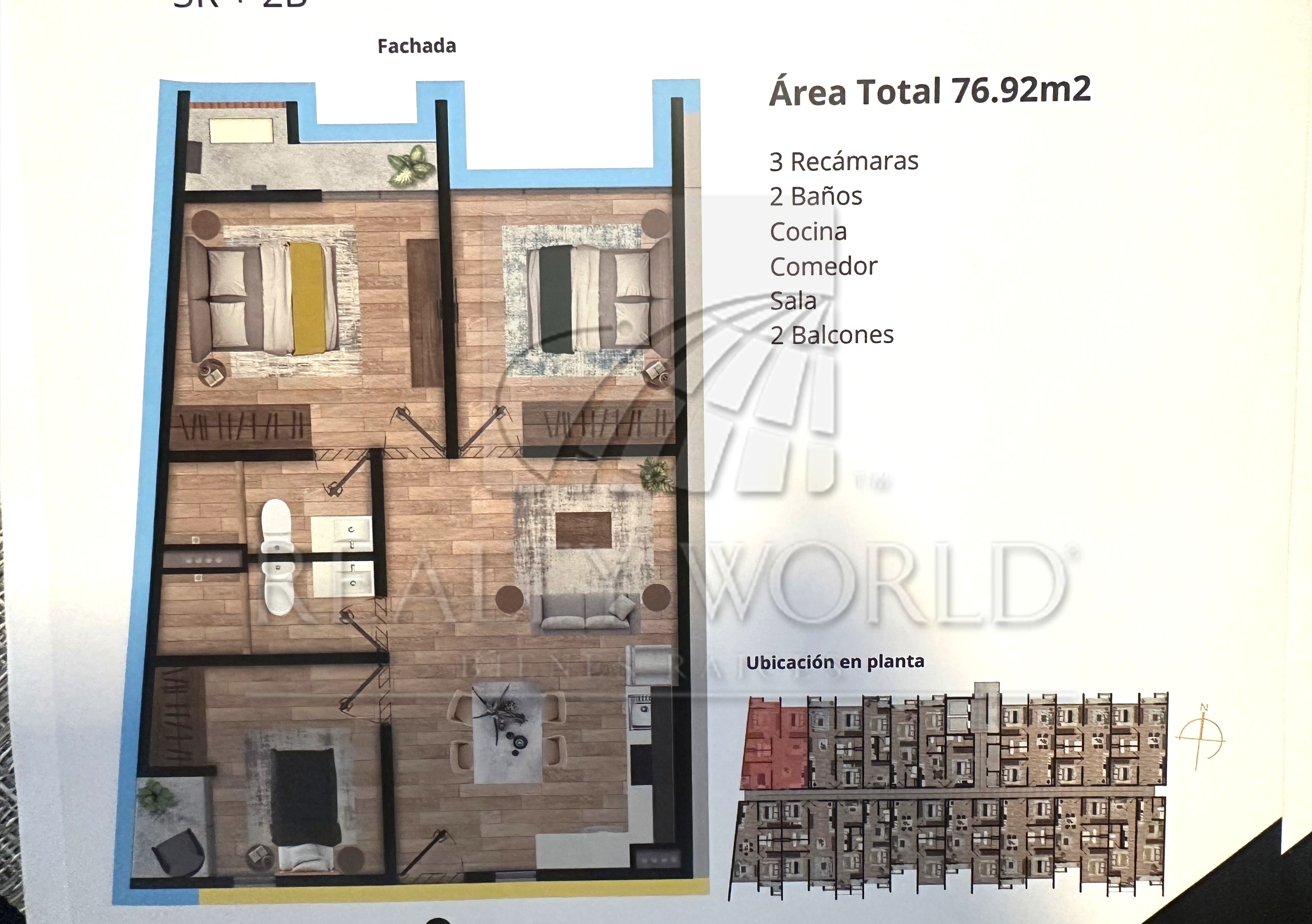 Departamento en Venta en Centro