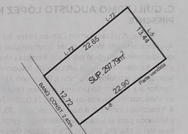 Terreno en Venta en Veracruz Centro