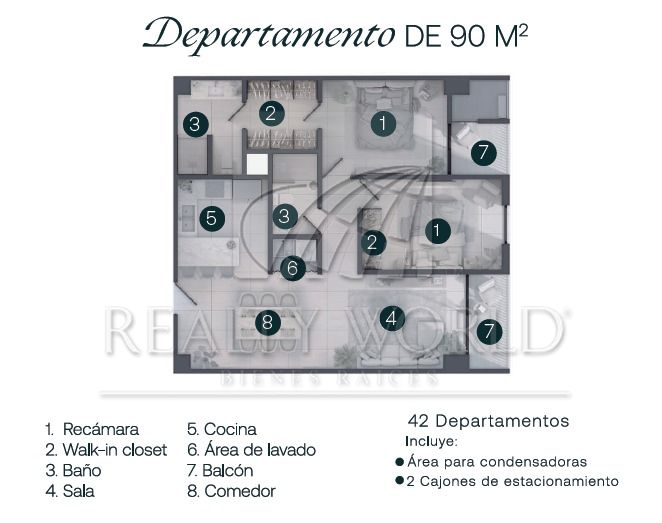Departamento en Venta en Vía Cordillera