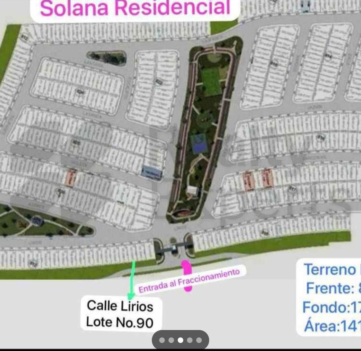 Terreno en Venta en Solana Residencial Sector Alfa
