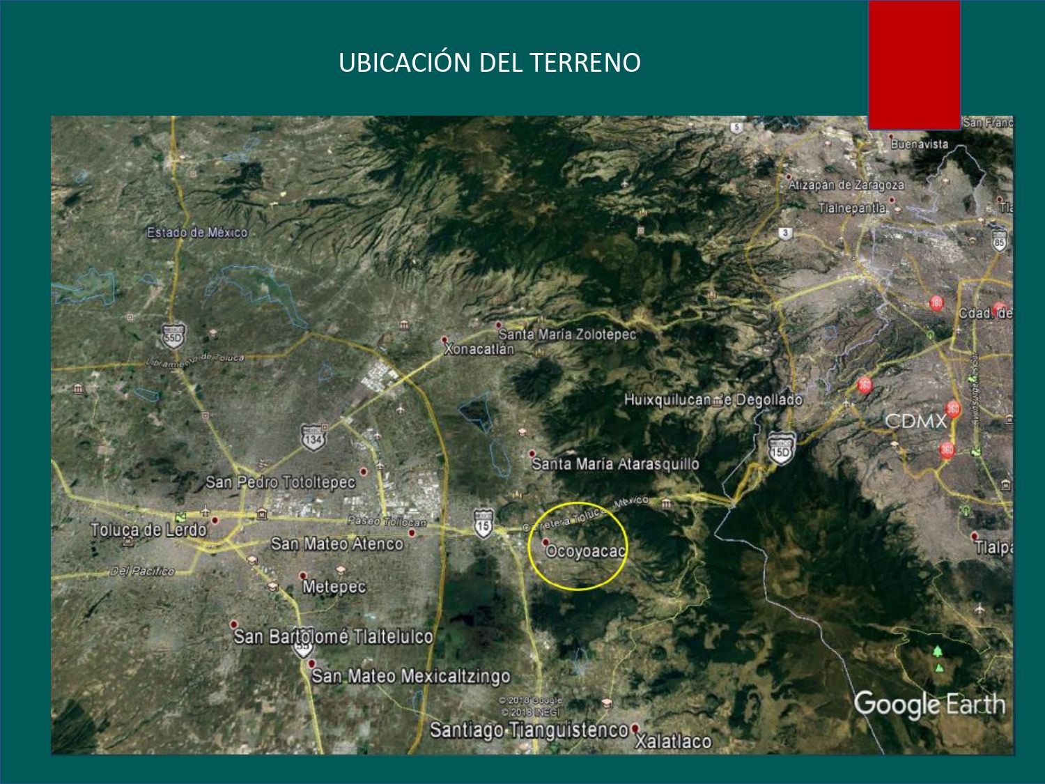 Terreno en Venta en Centro Ocoyoacac