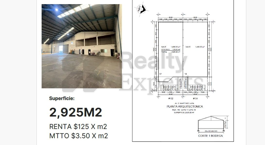 Nave Industrial en Renta en Parque Industrial Milimex Santa Rosa
