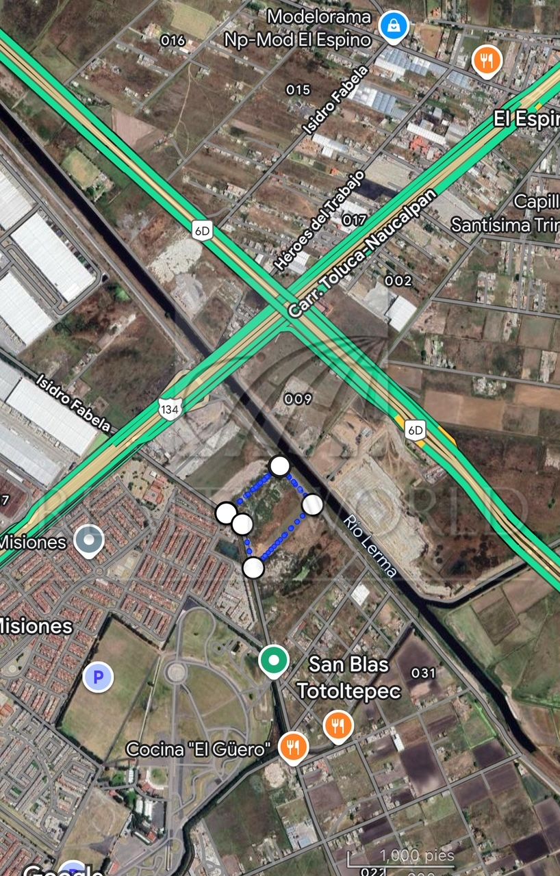 Terreno en Venta en San Mateo Otzacatipan