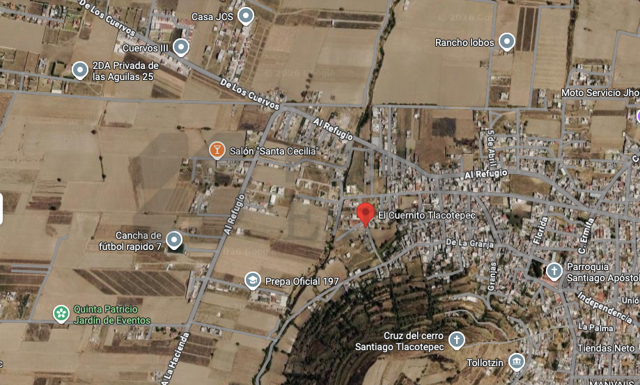 Terreno en Venta en El Cuernito Tlacotepec