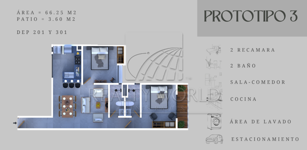 Departamento en Venta en Portales Sur