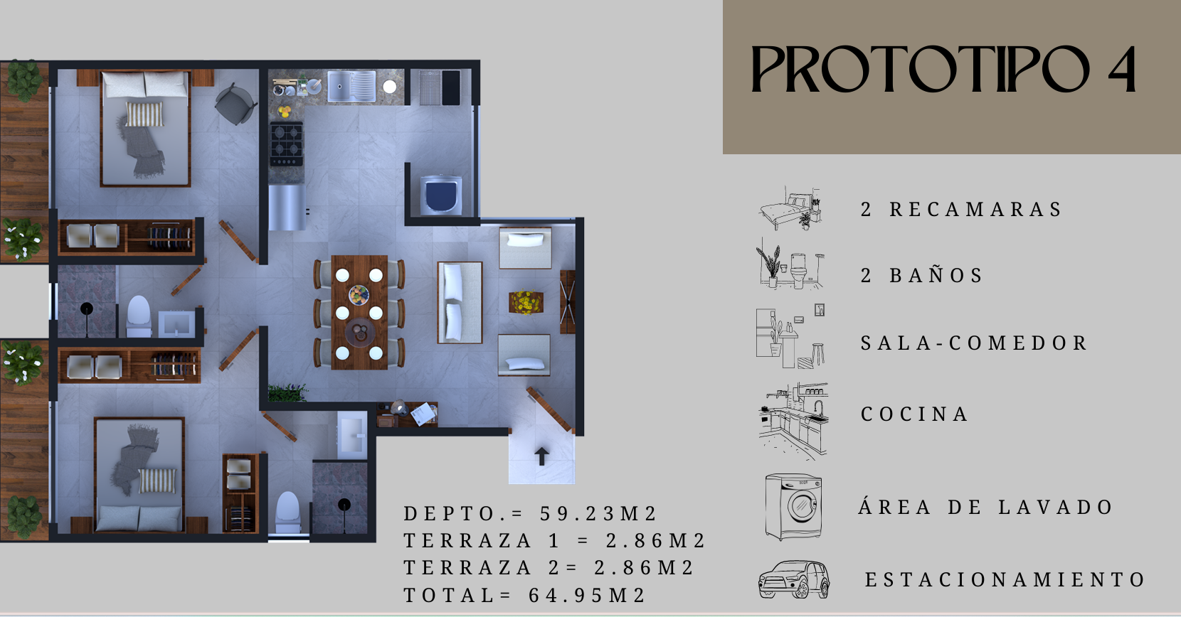 Departamento en Venta en Portales Norte