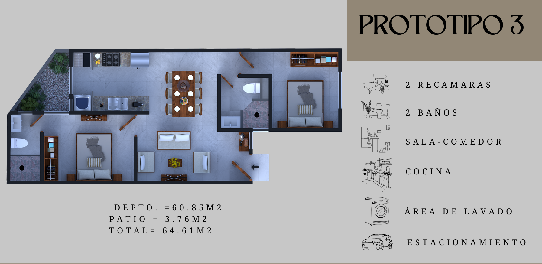 Departamento en Venta en Portales Norte