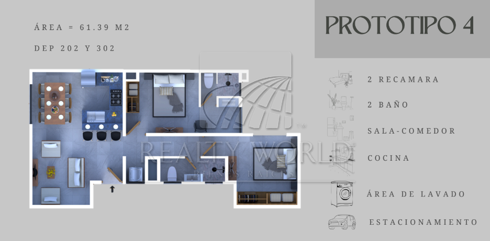 Departamento en Venta en Portales Sur