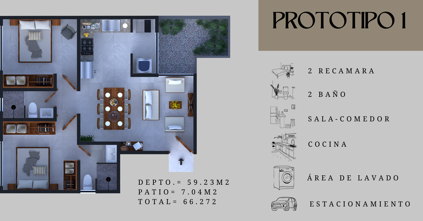 Departamento en Venta en Portales Norte