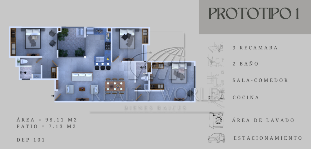 Departamento en Venta en Portales Sur